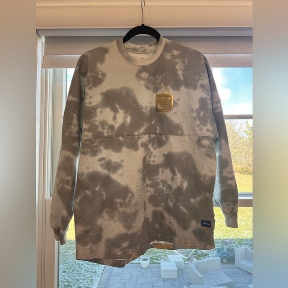 DISNEY TIE DYE GOLD CASTLE SPIRIT JERSEY - SMALL - Picture 4 of 9